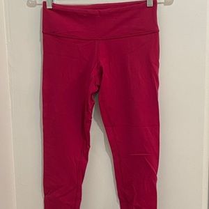 Lululemon Wunder Under Crop